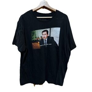 The Office That's What She Said Shirt Mens Size Large‎ Black T-Shirt